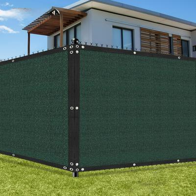 Pantalla de Valla de Privacidad Resistente a los Rayos UV de Alta Resistencia Adecuada para Jardines Exteriores, Balcones, Obras y Barandillas Comerciales