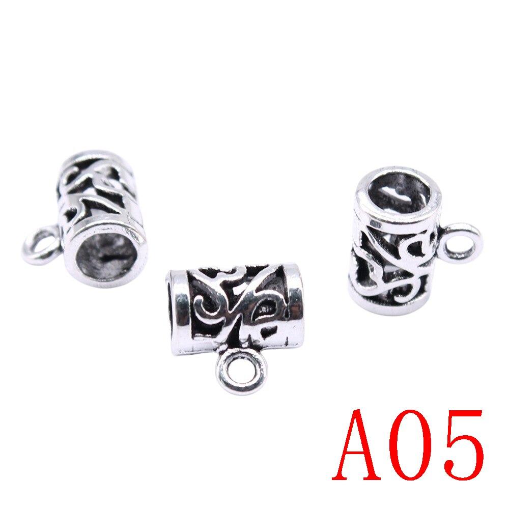 Cylindriska hängande huvudkomponenter för smyckenstillverkning Accessori Decor Diy