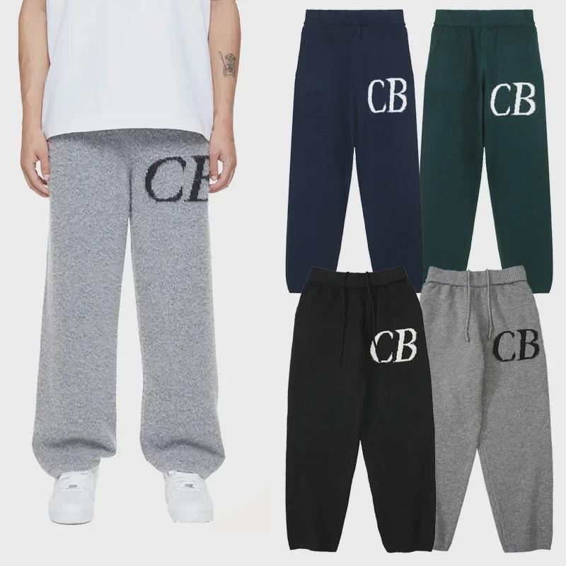 

Cole Buxton Unisex Jacquard Wool Pants - Trendy Loose-Fit Casual Trousers
