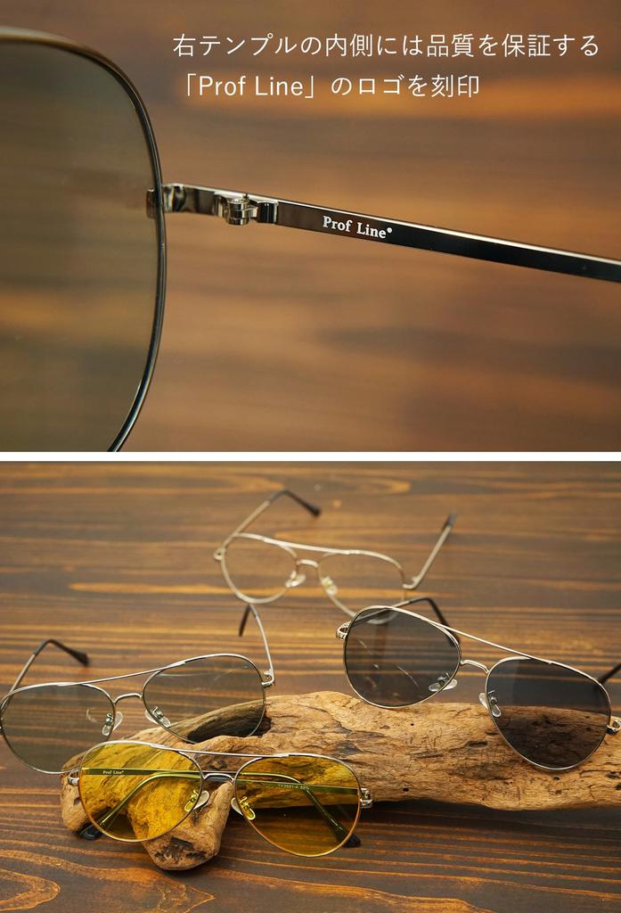 Black x Dark Smoke Polarized Teardrop Pilot Aviator for Men and Mirrored Metal [Prof Line] Sunglasses, Rectangular, Full-Rim, Women, Non-Prescription,