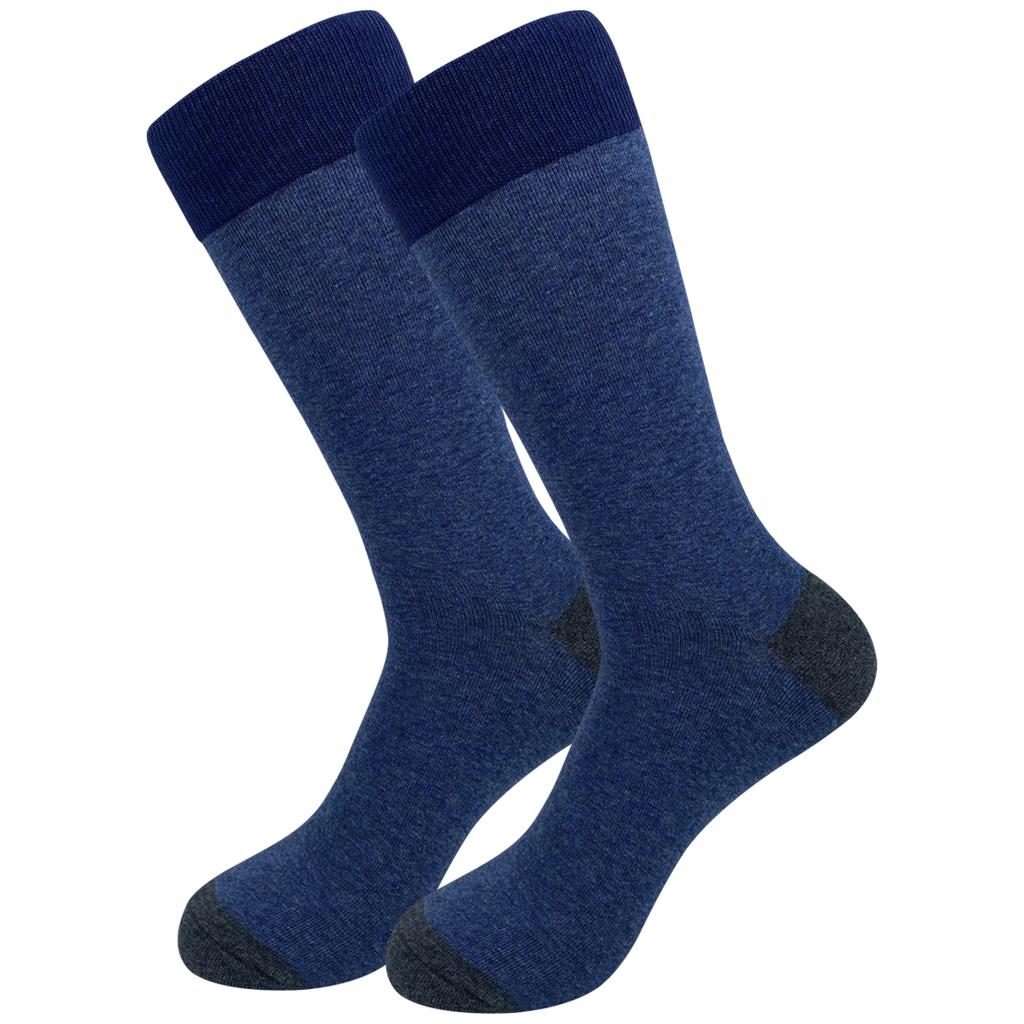 5 Pairs Mens Dress Socks Stripe Plus Size, High Quality Combed Cotton Crew Socks, Business Cool Breathable Casual Socks for Men