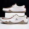 Fashion Quality Outdoor Bottomed Comfort Anti Slip Walking Sports Shoes Fashionable Men's Leather Loafers Versatile Travel Driving Shoes