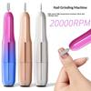 Electric Nail Polisher Exfoliator Machine Nail Drill Bits Dead Skin Remover Nails Grinding Polishing Usb With 6 Bits File Pen