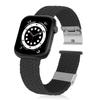 Adjustable Braided Watch Bands for Apple Watch Series Ultra 9 8 7 Folding Clasp Nylon Strap for IWatch 4 5 6 38 40 42 44 41 45 49mm Bracelet