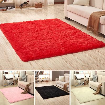 Non-slip Soft Living Rug Room Shaggy Area Mat Fluffy Floor Pad