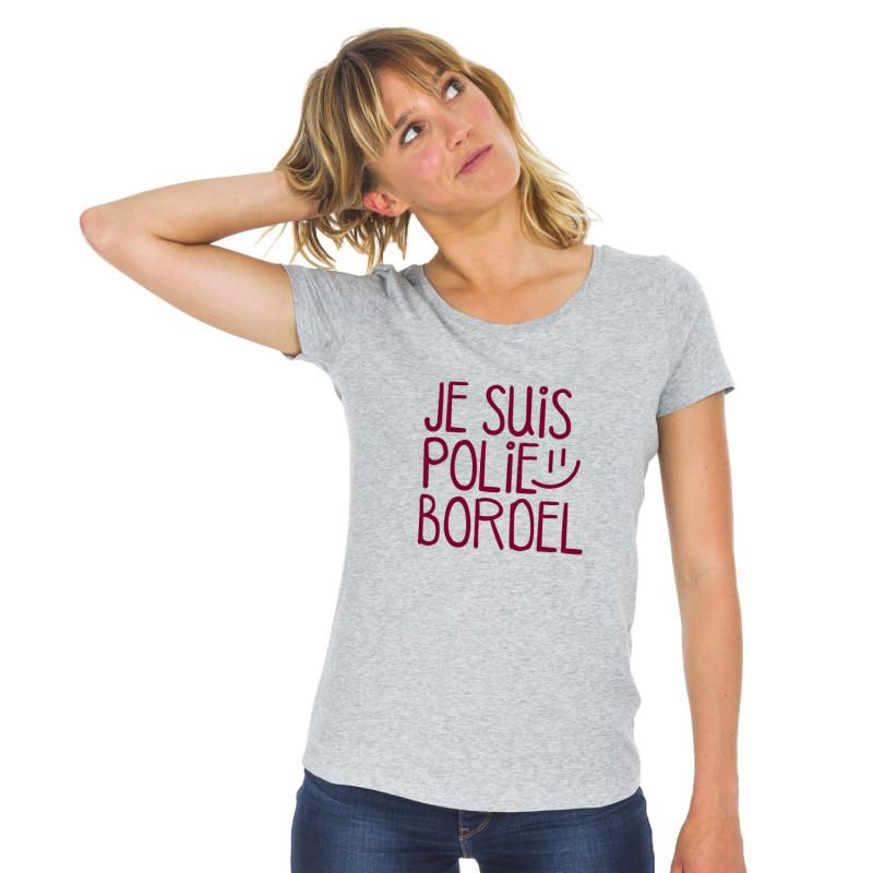 Women's T-shirt - I'M POLIE BORDEL