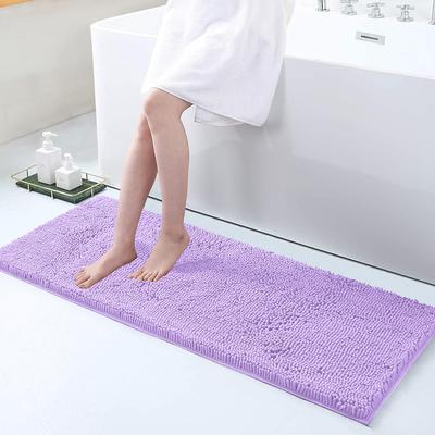 Tappetino da Bagno in Ciniglia Olanly Moda Antiscivolo Morbido Soffice Tappetini da Bagno per Bagno Super Assorbente Tappeti per Pavimento Lavabile Tappetino da Bagno
