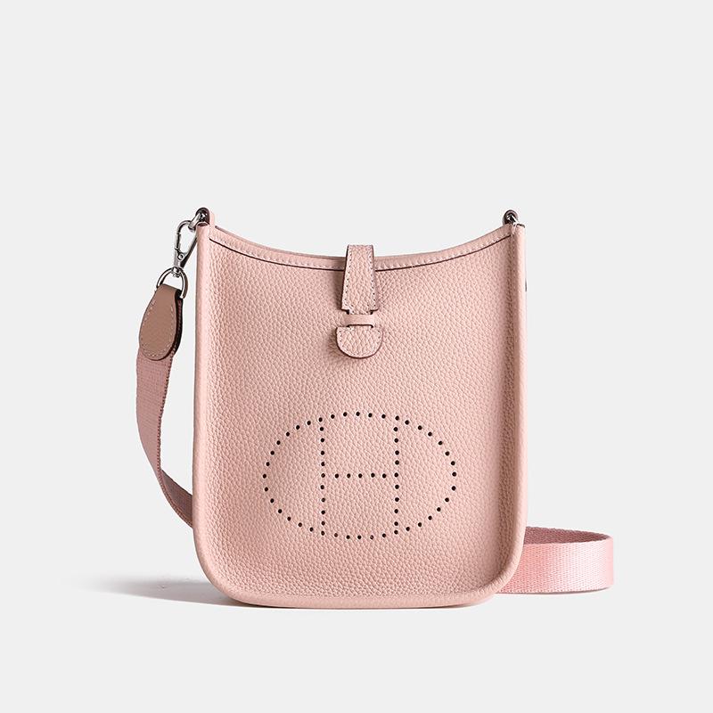 Schultertasche Große Kapazität Pendeln Premium-Gefühl Leichter Luxus Evelyn große Togo-Leder Unterarmtasche Crossbody Leder Damen-Tasche
