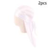 2Pcs Durag Pirate Hat Pirate Baby Turban Hijab Bandana Elastic Headwrap  Children