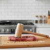 Metal Head Meat Tender Wooden Meat Mallet Multifunctional Meat Hammer  Nuts