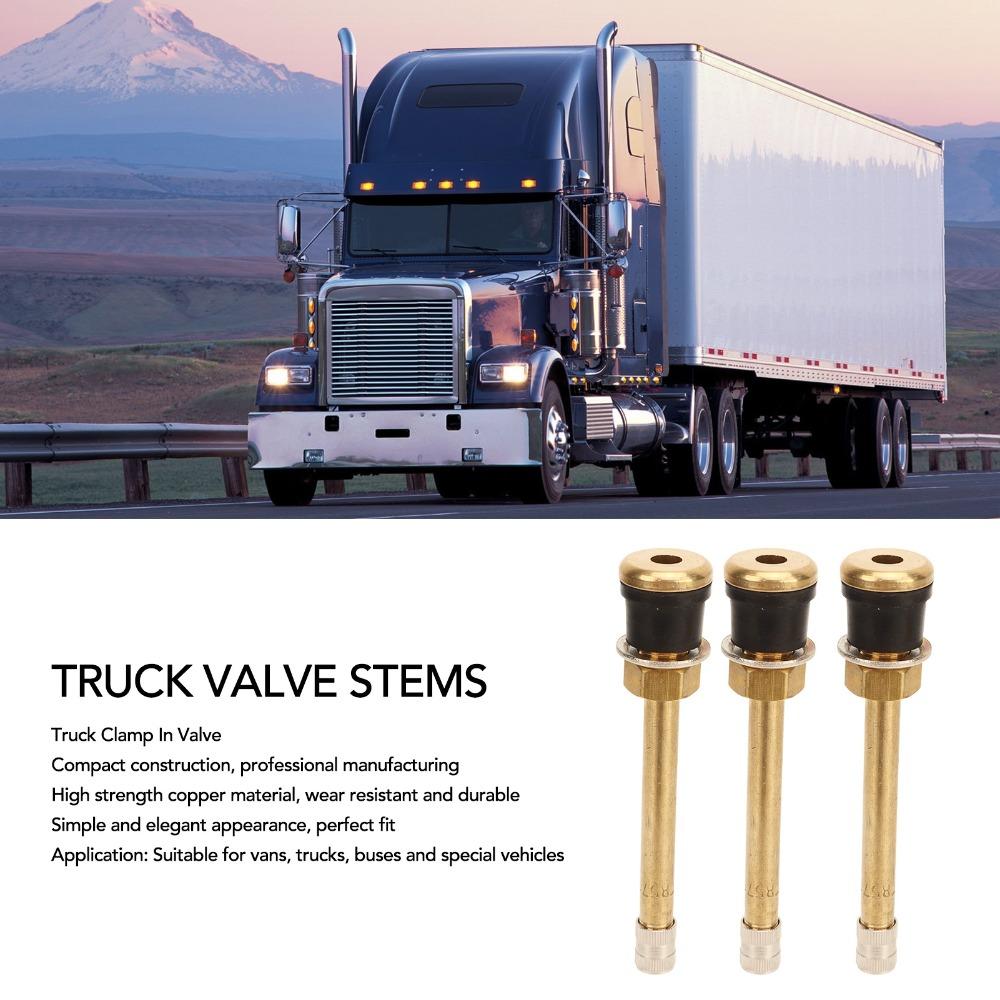 20PCS 0.625" Rim Hole Tire Valve Stem Brass Tubeless Truck Valve Durable Truck Valve Stem Auto Shop