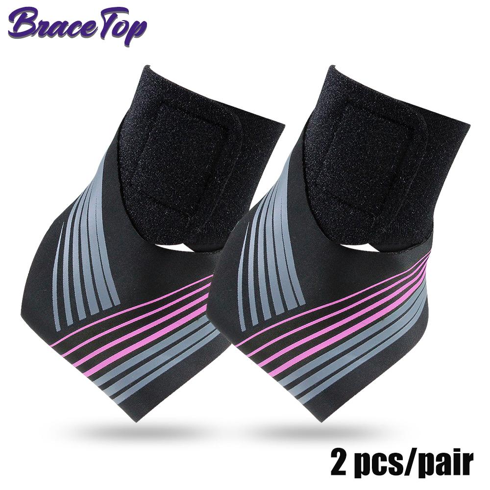 

1 Pair Professional Grade Ankle Support Features Brace Perfect For Sports Protect Plantar Fasciitis Achilles Tendonitis Ligament Damage Injury S