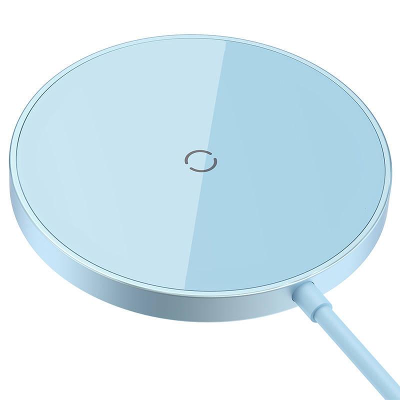 Magnetyczna Ładowarka Indukcyjna Baseus Simple Mini 3 15W (Niebieska)