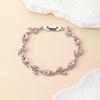 Resoul Gold Plated Crystal Tulip Bracelet Tulipe Flower Rhinestone Charm Bracelet Fashion Jewelry Summer Bracelet