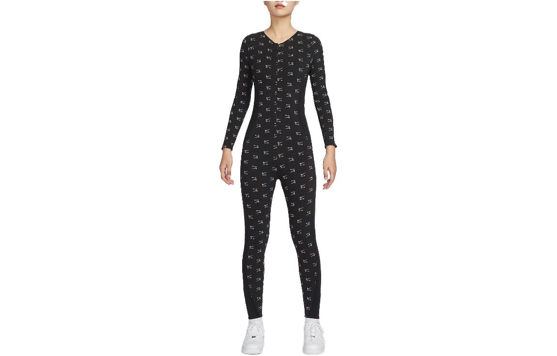 Nike Bodysuits Women s Black Crew Neck DV8063-010 L