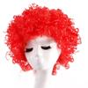 Rainbow Football Fans Wigs Synthetic Wigs Halloween Cosplay Hairs Afro Curly Clown Wigs  Kids
