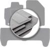 Gray Car Mats For: Toyota Yaris II Hatchback (2005-2011)