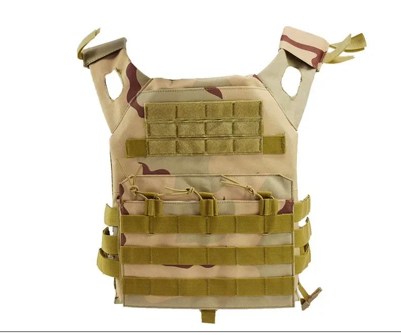 Multifunctional Tactical Vest JPCMolle Plate Carrier Lightweight Camouflage Tactical Vest Hunting Outdoor Hiking Apparel