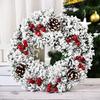 Fresh Christmas Wreath for Window and Door Display Decorations