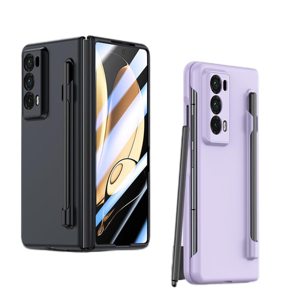 Handyhülle Für Honor Magic V2 Einfarbige PC-Hartschale Schutz Stoßfest Schutzfolie Mit S Pen Rückseite