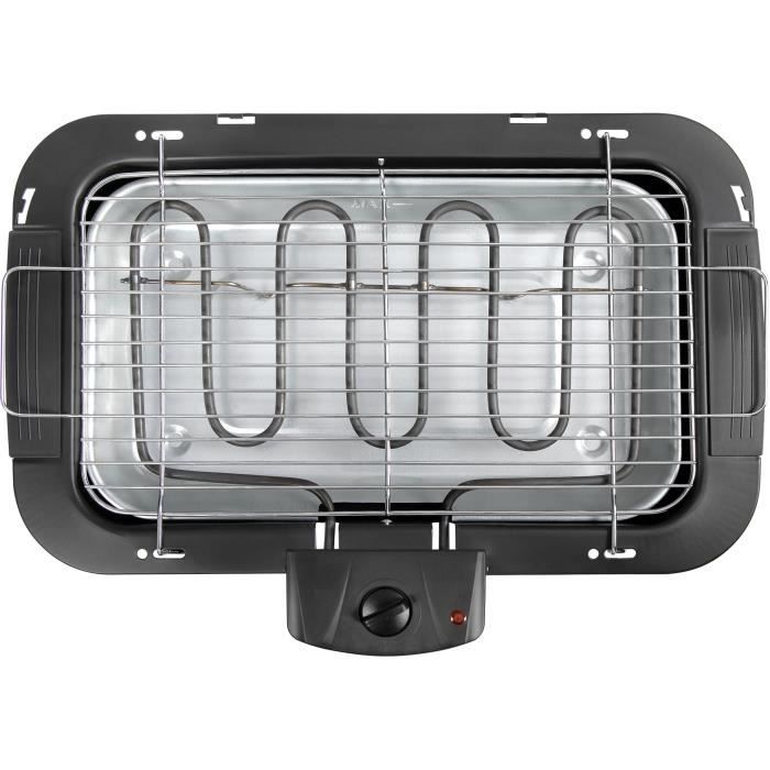 Grill elektryczny na stojaku 2 w 1 - LIVOO - DOM506 - 2200W - 2 w 1 - 2 wysokości - Regulowany termostat