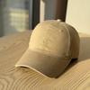 Spring and summer new Korean style simple versatile soft-top duckbill cap for women, casual small letter embroidered baseball cap, trendy