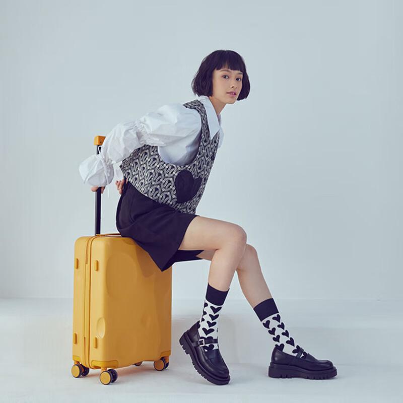 Kala Sheep Cheese Series PC Hardside Spinner Luggage 20 Inches