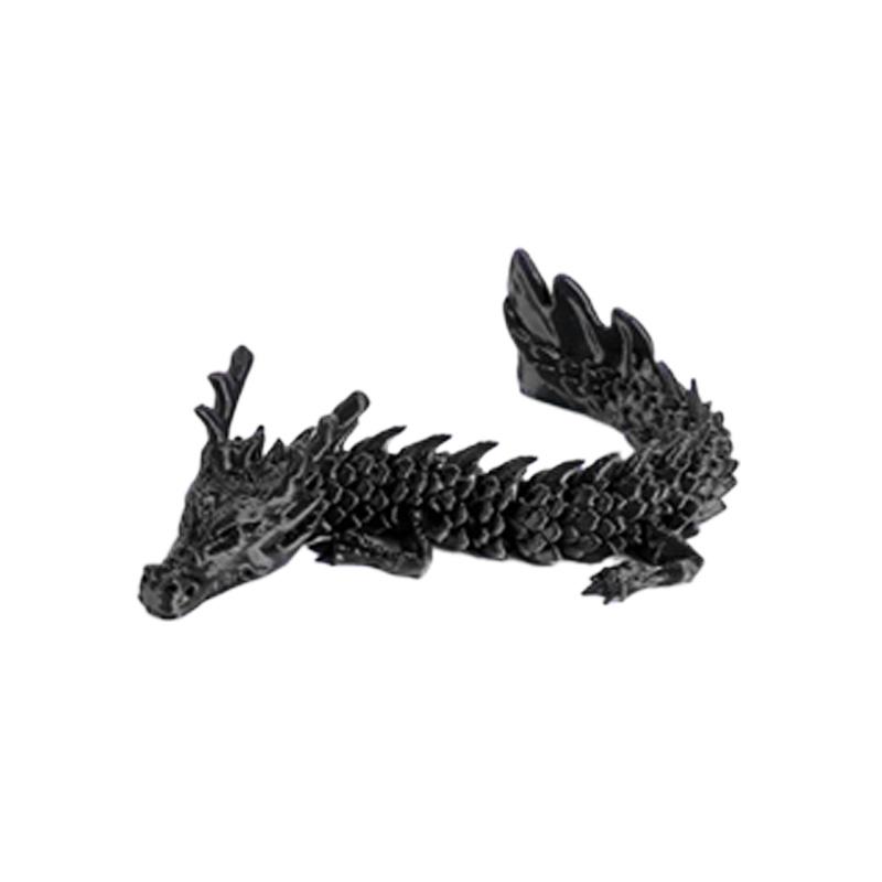 

Dragon Ornament Home Office Desktop Craft Decorations Decorative Creative Gifts Children Gifts Office Home Dining Table Decorati чёрный