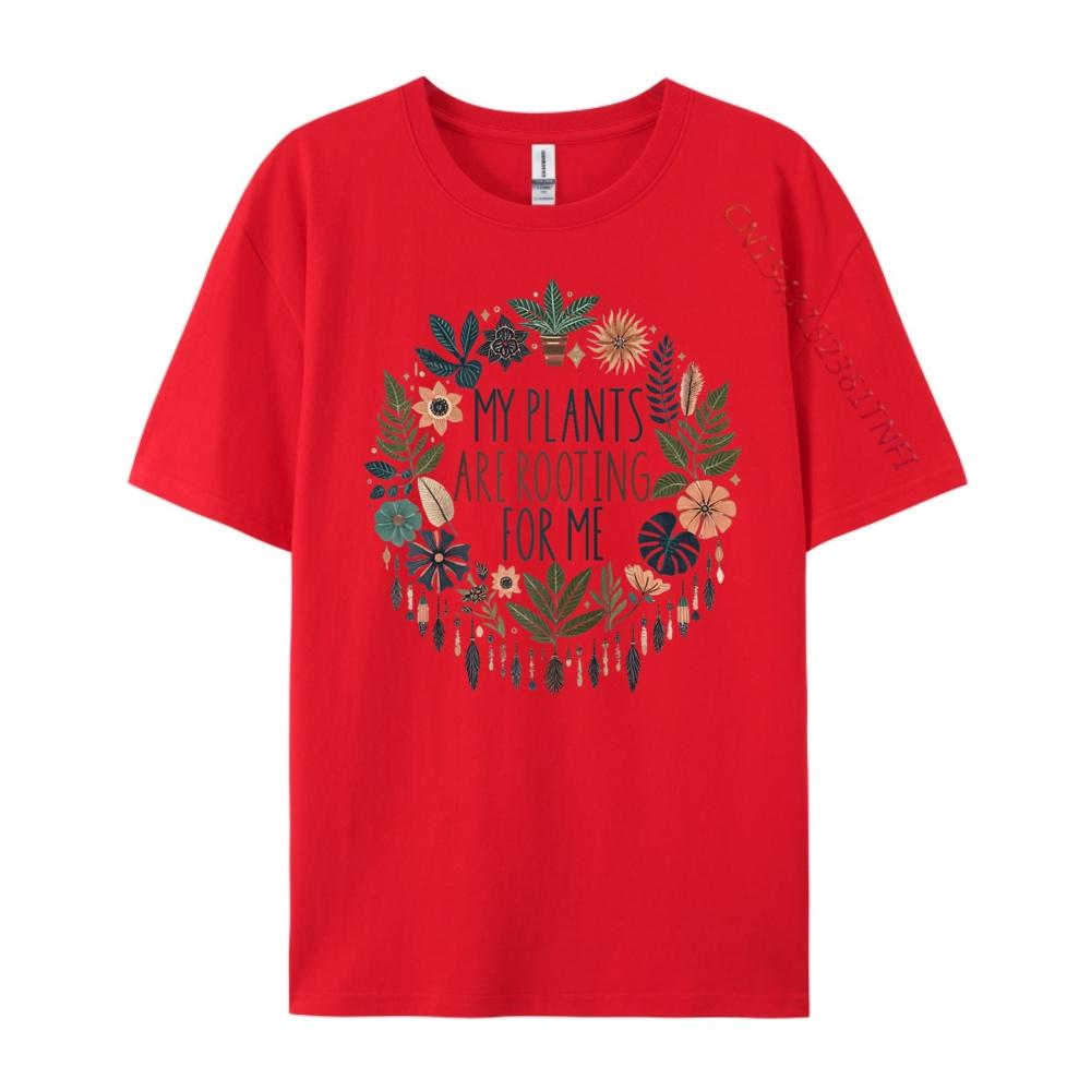 Retro My Plants Are Rooting For Me Plant Raglan Oversized T Shirt Youth SOFT Cotton T Shirt Unisex s clothing S