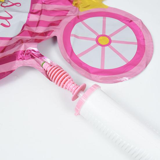Balloon Pump User-friendly Carry Easily Plastic Efficient Hand Push Balloon Inflator Balloon Accessories for Home