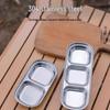 304 Stainless Steel Two-Grid Seasoning Dish