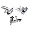 Metal Drum Clamp Stylish Finish Adjustable Rotation Design and Simple Wing Nut Operations for Convenient Attachment