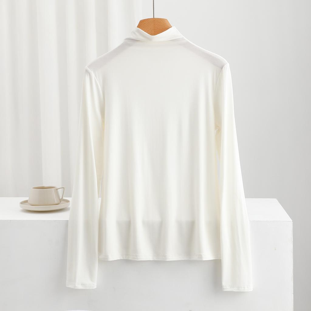 Dámské Podzim Zimní Spodní Tričko Želva Košile s dlouhým rukávem Ležérní Trička Košile Pevné Slim Basic trička tílko