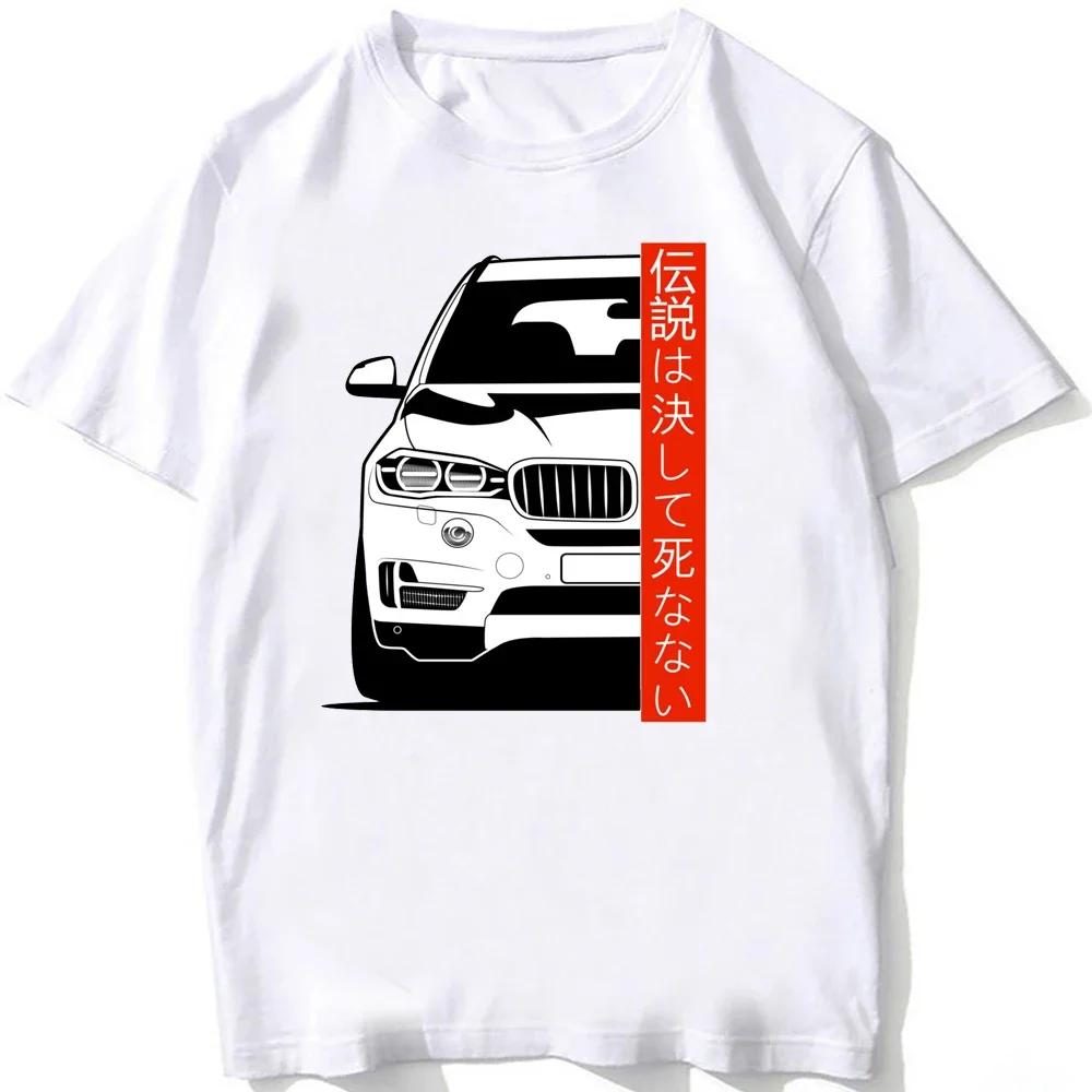 Vintage Skull Drive German E28 M5 E30 E36 E90 E46 Car Premium T-Shirt New Summer Men Short Sleeve Hip Hop Boy Casual White Tees