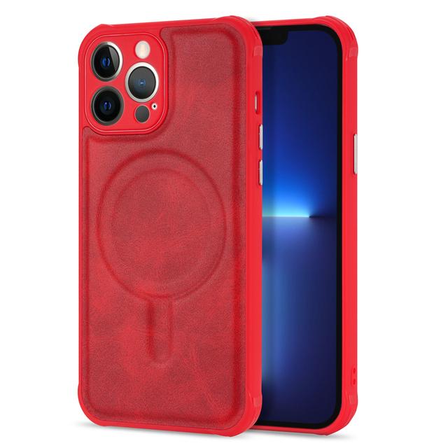 

Винтажный магнитный чехол Magsafe для Iphone 13 14 12 11 Pro Max Plus X Xs Xr 7 8 Se с беспроводной зарядкой, противоударный защитник For iPhone 13Pro Max