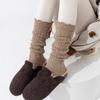 1 Pair Stockings Autumn Thigh High Stocking Harajuku Hollow Vintage Calf Sock Winter Knitting Cotton Long Socks Fashion Woman