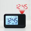 Minimalist Lcd Table Clock With Calendar And Alarm For Living Room Use