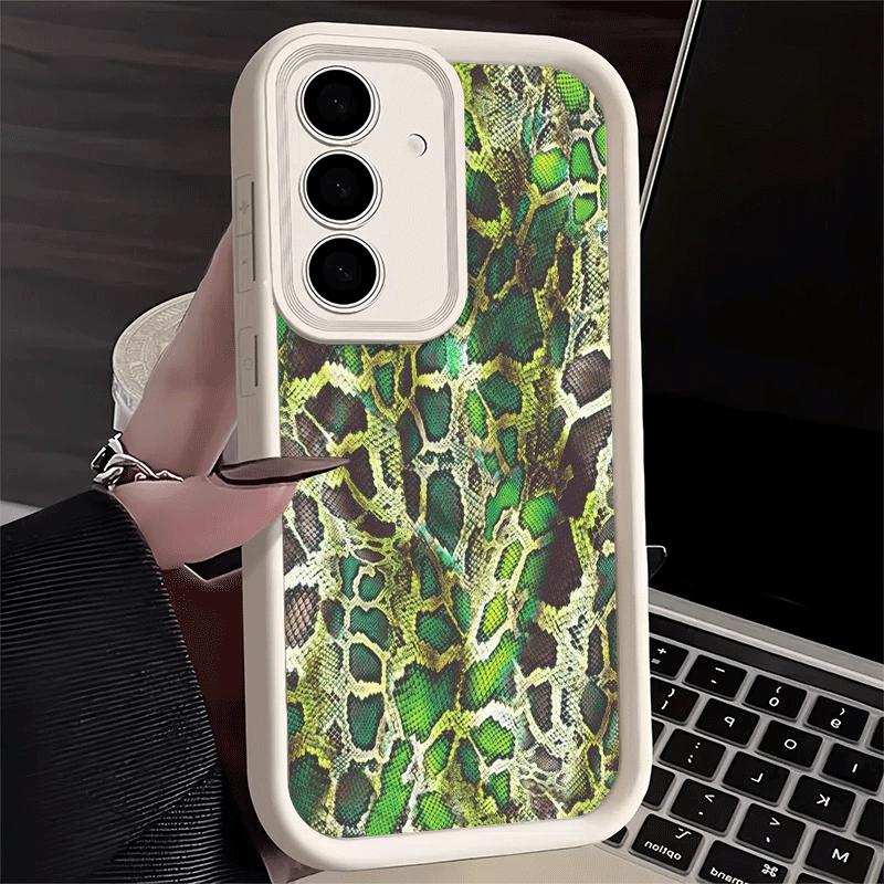 Fashion Snake Skin Pattern Soft Phone Case for Samsung Galaxy A17 A16 A26 A36 A56 A15 A25 A35 A55 A14 A24 A34 A54 A13 A23 A33 A5