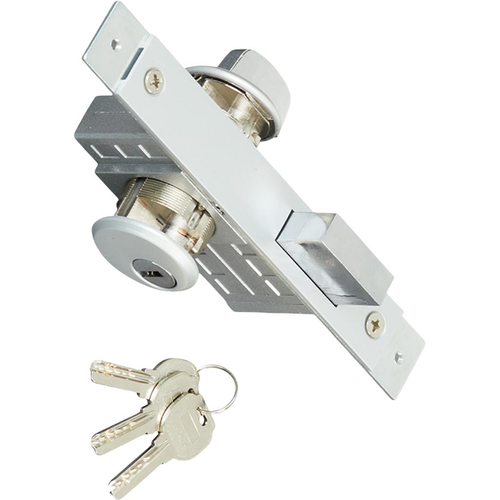 Double Sided Lock Set for Double Swing Doors Double Access Door Lock Set Simple Installation Fits 44 46mm Thick Doors