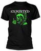 The Exploited Mittelfinger Schwarzes T-Shirt NEU OFFIZIELL