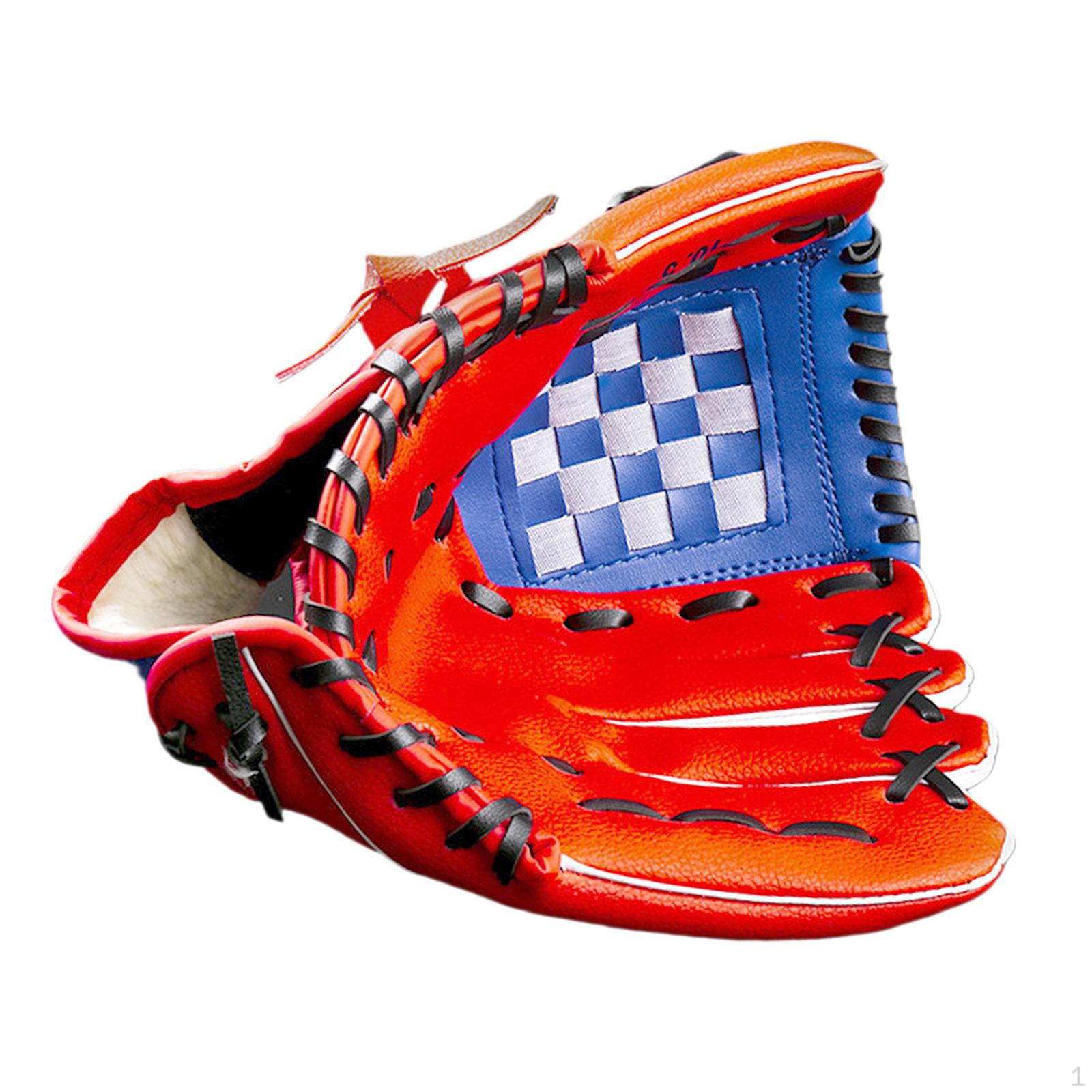 

Baseball Softball Fielding Glove Teeball Durable Batting Gloves Infield Catcher Mitts for 12.5inch