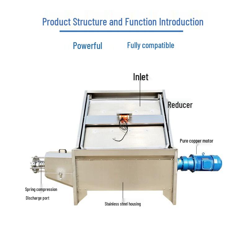 Sewage Treatment Separator: Dry-Wet Separation & Dewatering Machine