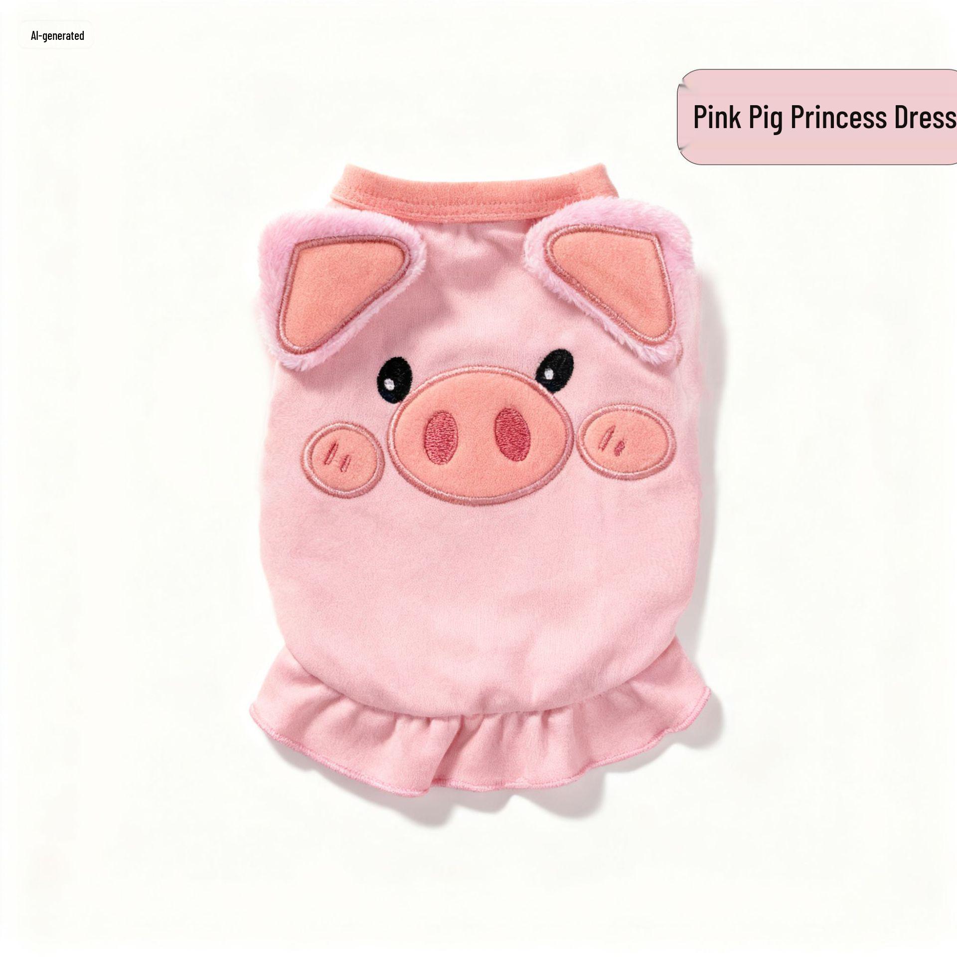 

Теплая мультяшная одежда с животными для питомцев: Тедди, Бишон, Корги, Кот XL (11-14 lbs)