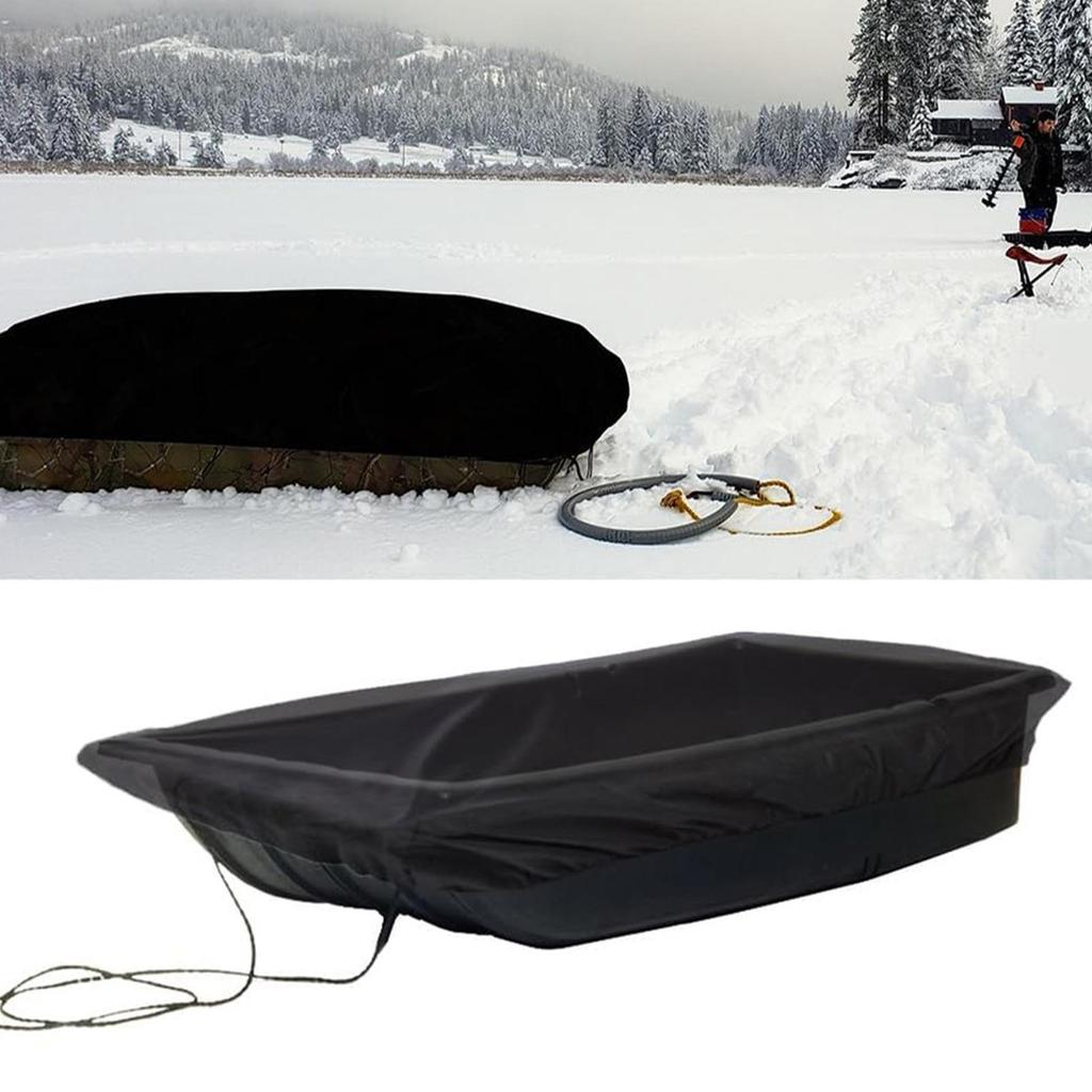 Sled Cover Ice Fishing Shelter Sled Travel Cover OxfordCloth Waterproof Dustproof Heavy Duty Storage Organizer Protective Sleeve
