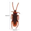 100Pcs Soft Material Fake Cockroach Lifelike Halloween Props Durable Trick Toys  April Fools Day