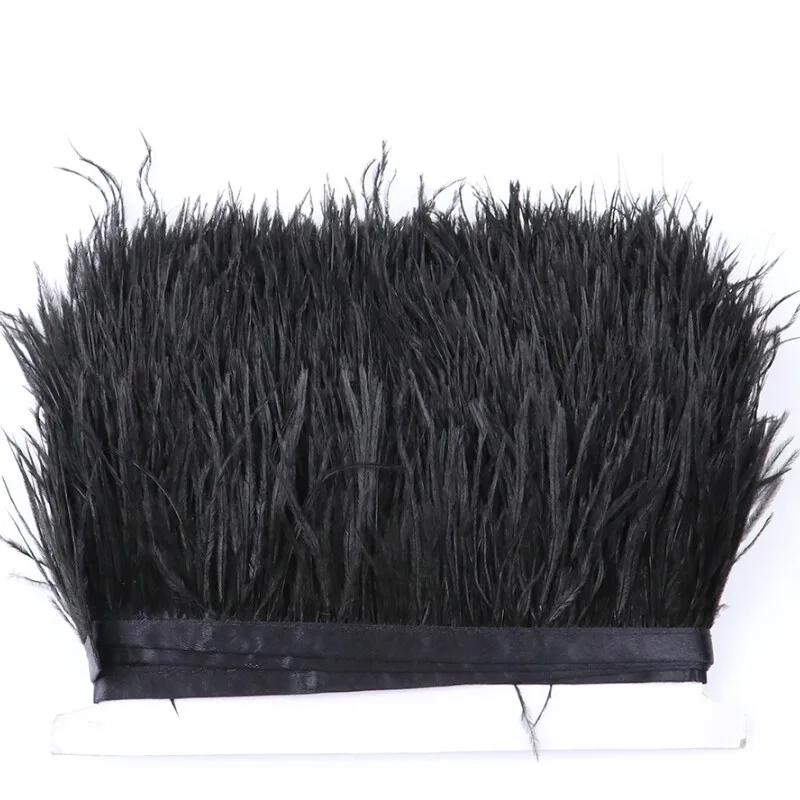 Feather2/5M 6cm Fringe Tassels for Skirt Latin Dress Feather Decorative Lace Trim Clothing Trimmings Fringes DIY Sewing Accessories