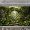 2D Flat Printing Banner for Jungle and Enchanted Forest Party Decorations