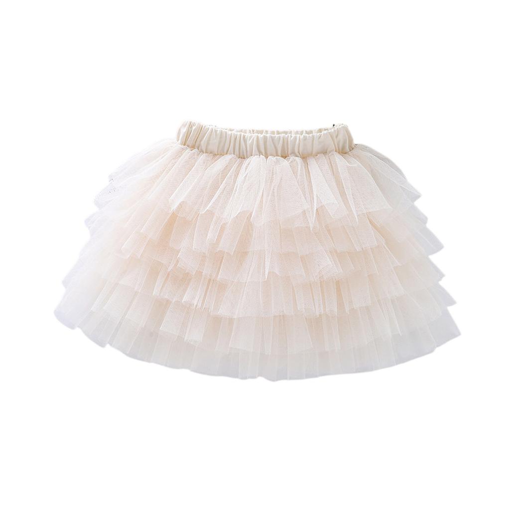 Summer Kids And Girl's Mesh Half Body Skirt