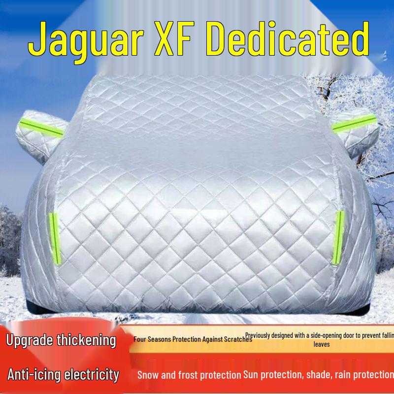 Jaguar XF Premium Car Cover: Sun, Rain, Snow, Frost, Hail Protection with Heat Insulation.