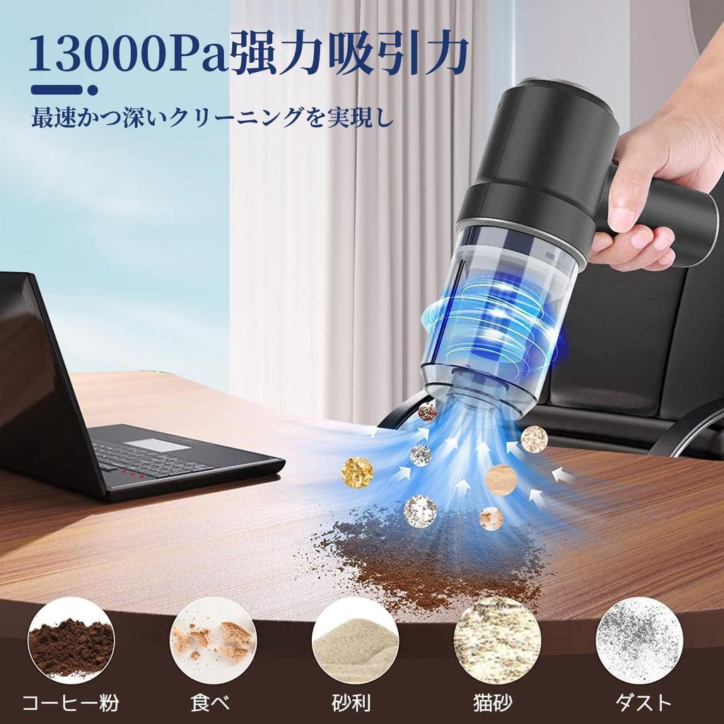 ZMXCQ-003 Handdammsugare , Multifunktionell Minidammsugare , Sladdlös Bil , Kraftfull, USB ,